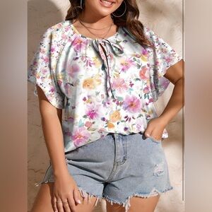 Floral Print Women's Top
